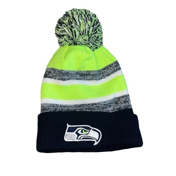 Seattle Seahawks toboggan knit hat - Picture 1 of 6